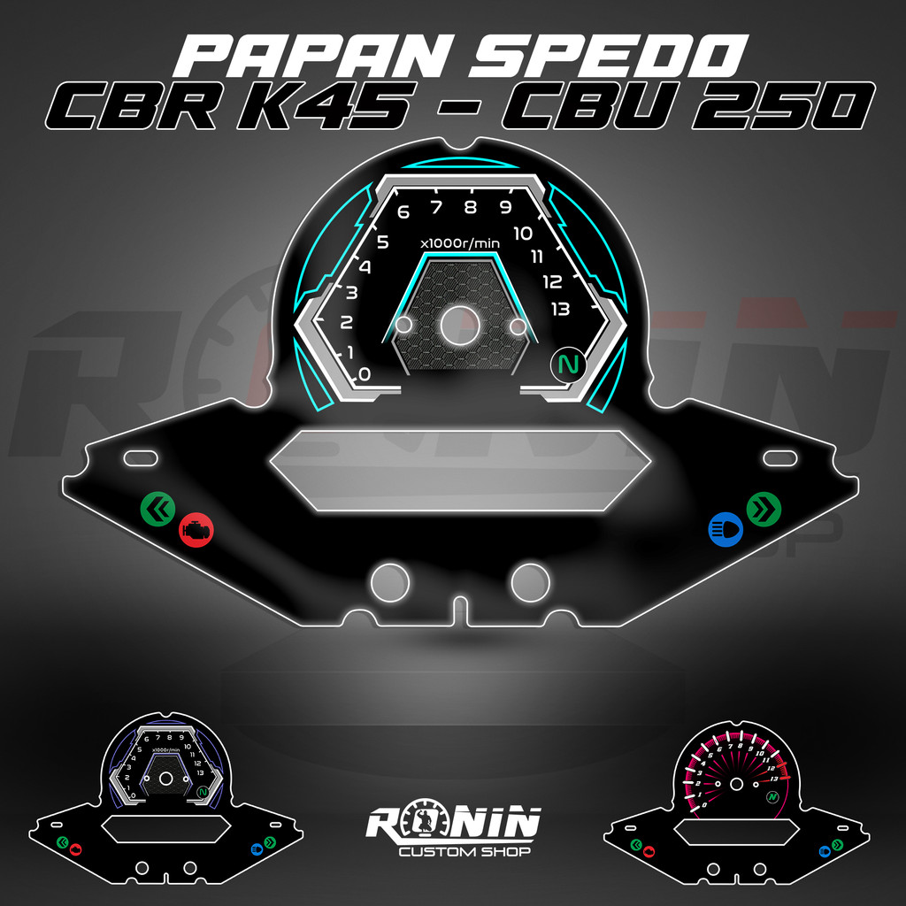 BISA CUSTOM PAPAN SPIDO PANEL SPEEDOMETER PAPAN SPEDO CBR K45 CBR CBU 250 CBR 150 OLD