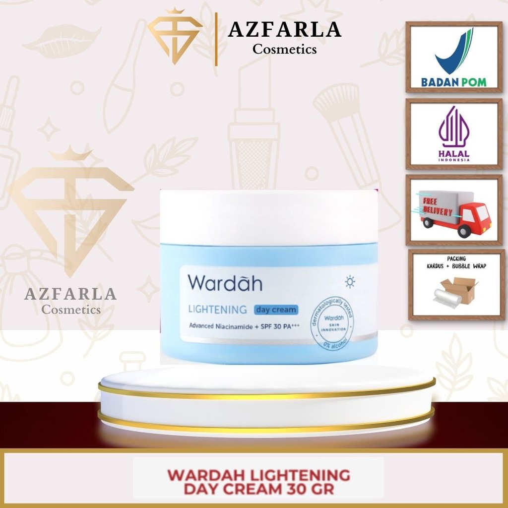 Azfarla Kosmetik (GROSIR) Wardah Lightening Day Cream 30 Gr