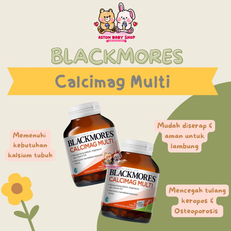 Blackmores Calcimag Multi 30 cap / 60 cap Supplemen Kalsium