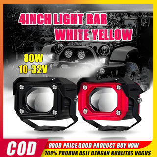 Lampu Tembak Sorot LED Laser M30 30W Dual CSP Putih Kuning Untuk Mobil & Motor Super Terang COD