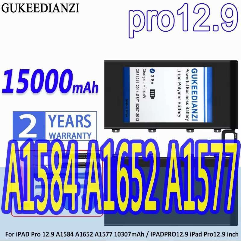 For Apple iPad Pro 12.9 A1584 A1652 A1577 Tablet Battery pro12.9 1st Long-Lasting Performance 15000m
