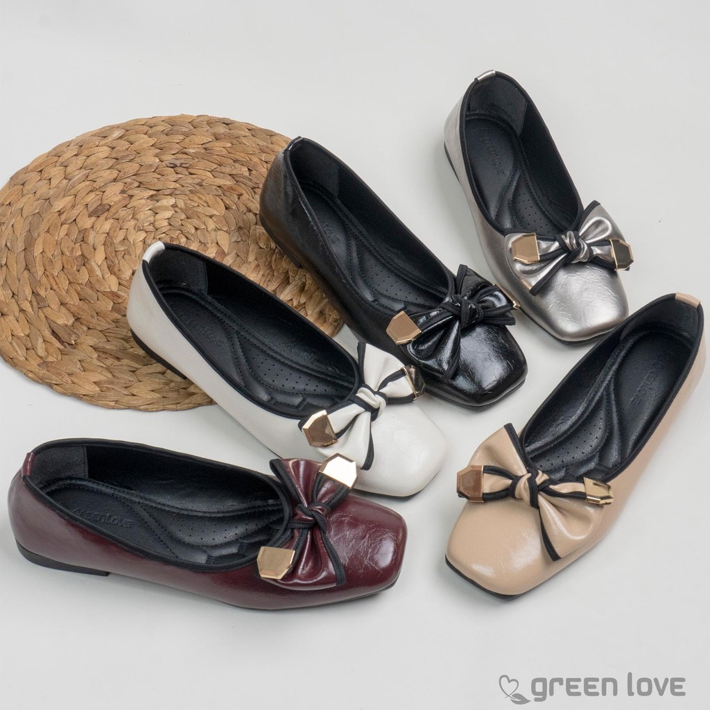 Green Love Sepatu Flatshoes Wanita SASYA