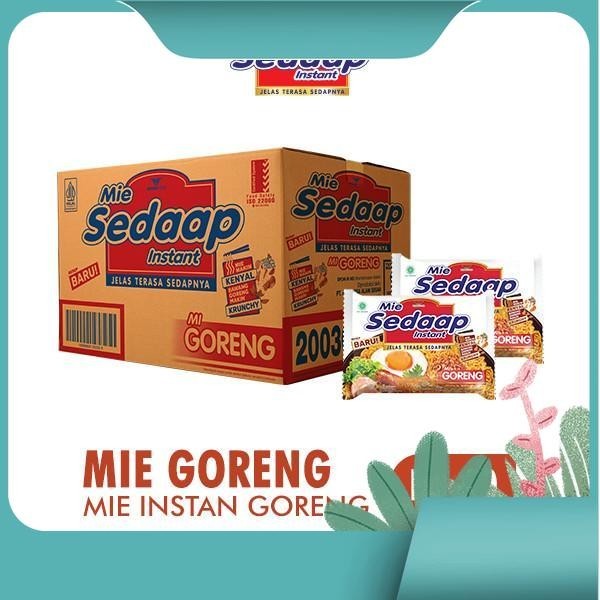 

Sedaap Mie Instan Goreng 90 gr Dus (Isi 40 pcs)
