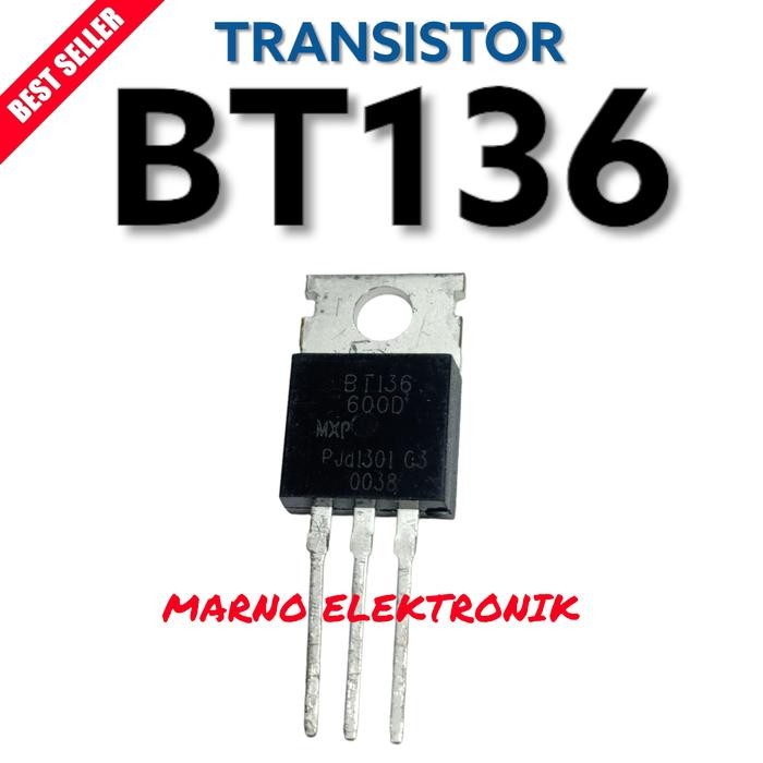 TRANSISTOR TR BT136 BT 136 BT-136 ASLI ORI ORIGINAL Mamu