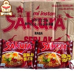 

Mie Sakura Kuah Seblak Jeletot 1 Dus (Isi 40) - Untuk Menu Warkop, Stok Pecinta Pedas