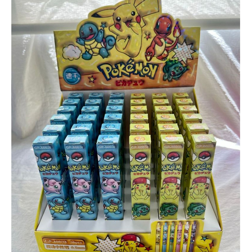 

Paket Usaha Blind Box Pulpen Gel Labubu Pop Mart Monster Tears Sanrio Pen Pokemon Misteri Surprise Pen (36 Pen)