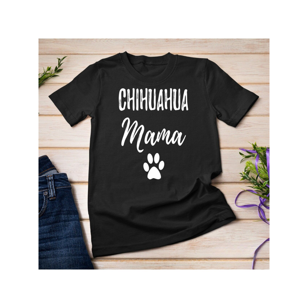 Kaos Pasangan Lucu untuk Ibu Chihuahua - Hadiah untuk Pria & Wanita, Baju Couple 2025