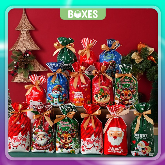 

Plastik Serut Kemasan Cokelat Permen Biskuit Cookies Motif Random Christmas / Plastik Cookie Packaging Motif Random Natal | SCH01 - SCH03