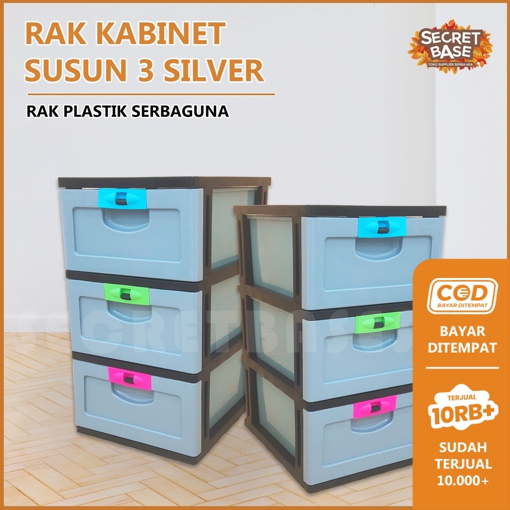 KABINET FAMILY SUSUN 3 - Lemari Laci Plastik / Lemari Susun Furniture