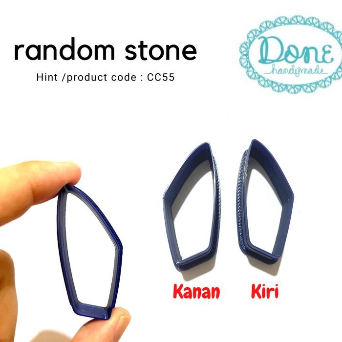 

done handymade cetakan clay cetakan polymer clay Crystal cutter clay fondant clay cutter alat clay cetakan bento cetakan roti cutter cc55 - kanan