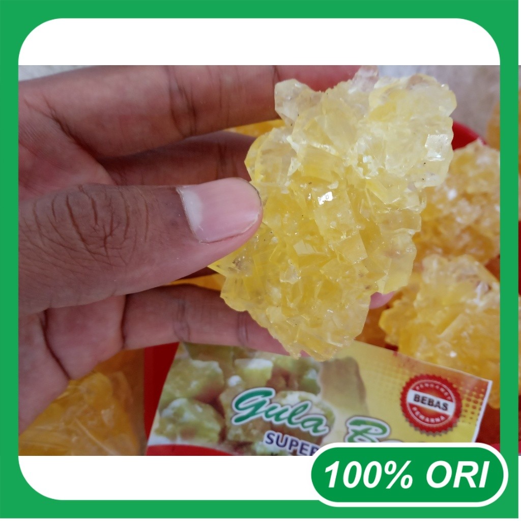 

Gula Batu 250 gram Kristal Kuning Asli Merk Super Herbal Kualitas Cirebon Yogya Jogja