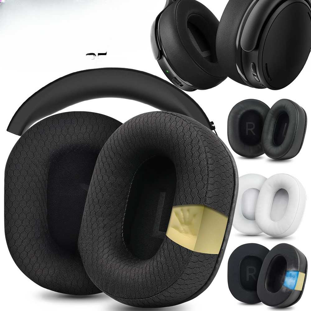 Earphone pads For Mpow H4-H7-H12-H19 H21Active Noise Studio Headsets replacement  Earpads Mesh cloth