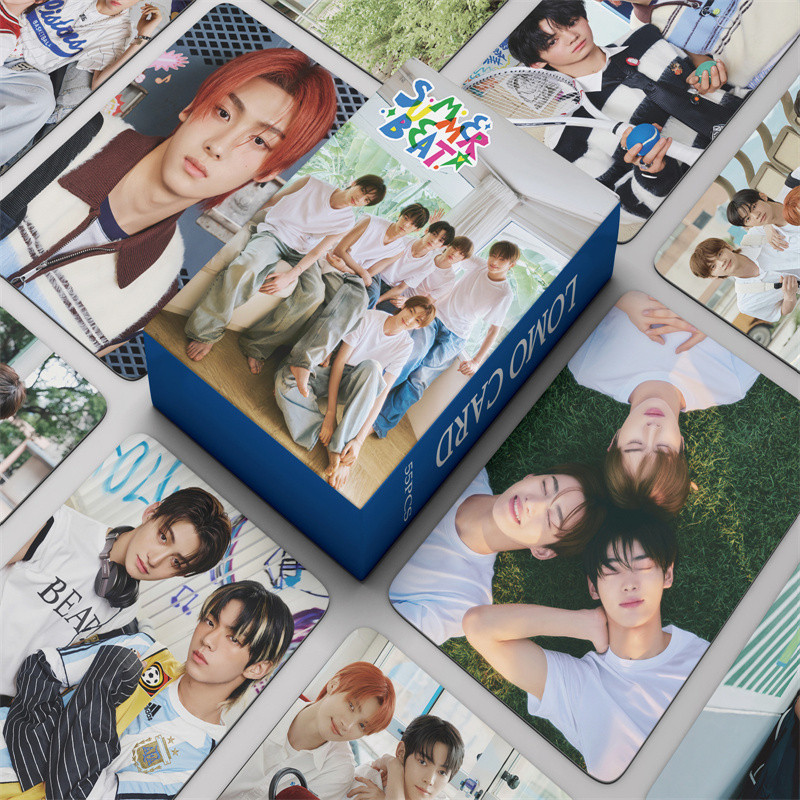 

55pcs/set Kpop TWS Boy's Album SUMMER BEAT! LOMO Card HANJIN JIHOOH SHINYU Girl's Collection Gift K-pop Postcard Photo Card