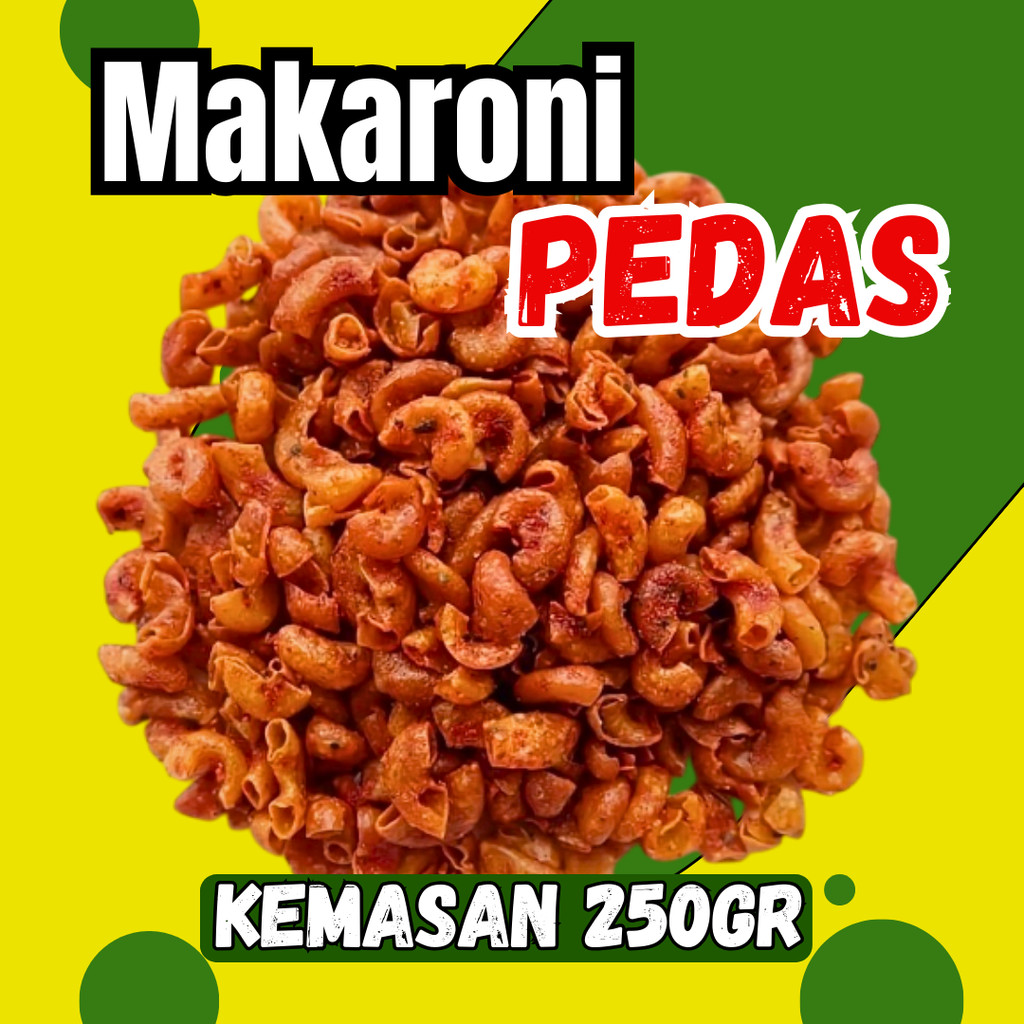 

Makaroni Pedas Makaroni keriuk pedas daun jeruk 250gram