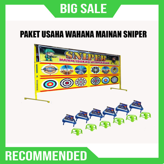 Paket usaha Rental Wahana Mainan sniper
