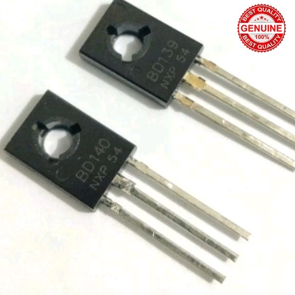 TRANSISTOR BD 139 BD 140 BD139 BD140 SATU SET