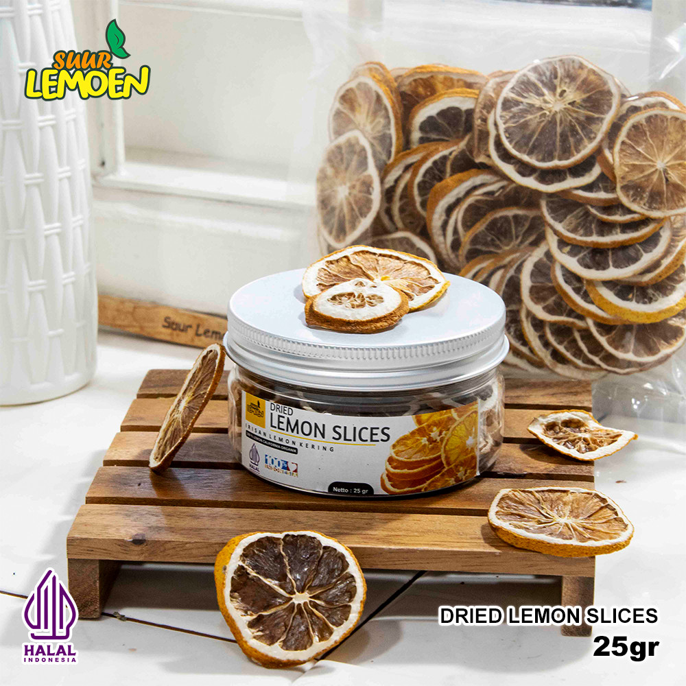 Suur Lemoen Dried Lemon Slice / Lemon Kering Premium 10 Gram dan 25 Gram