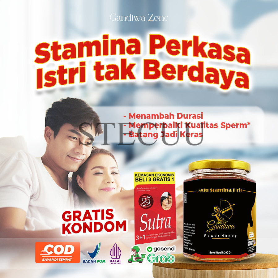 

GRATIS K0ND0M! Madu Herbal Stamina Pria Gandiwa Power Honey Original 200gram