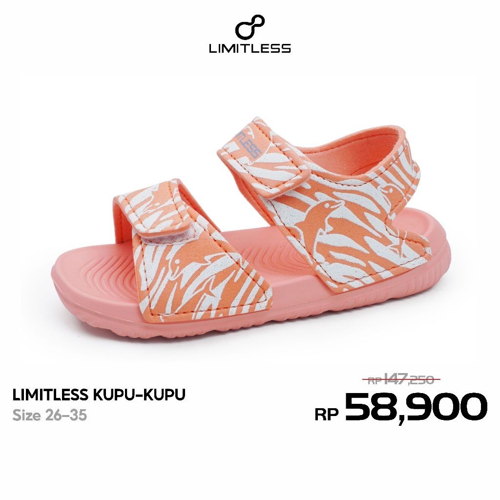 Limitless - Sandal Anak Cewek Motif Cute Sendal Anak Perempuan Karakter Sepatu Sandal Anak Tali Bela