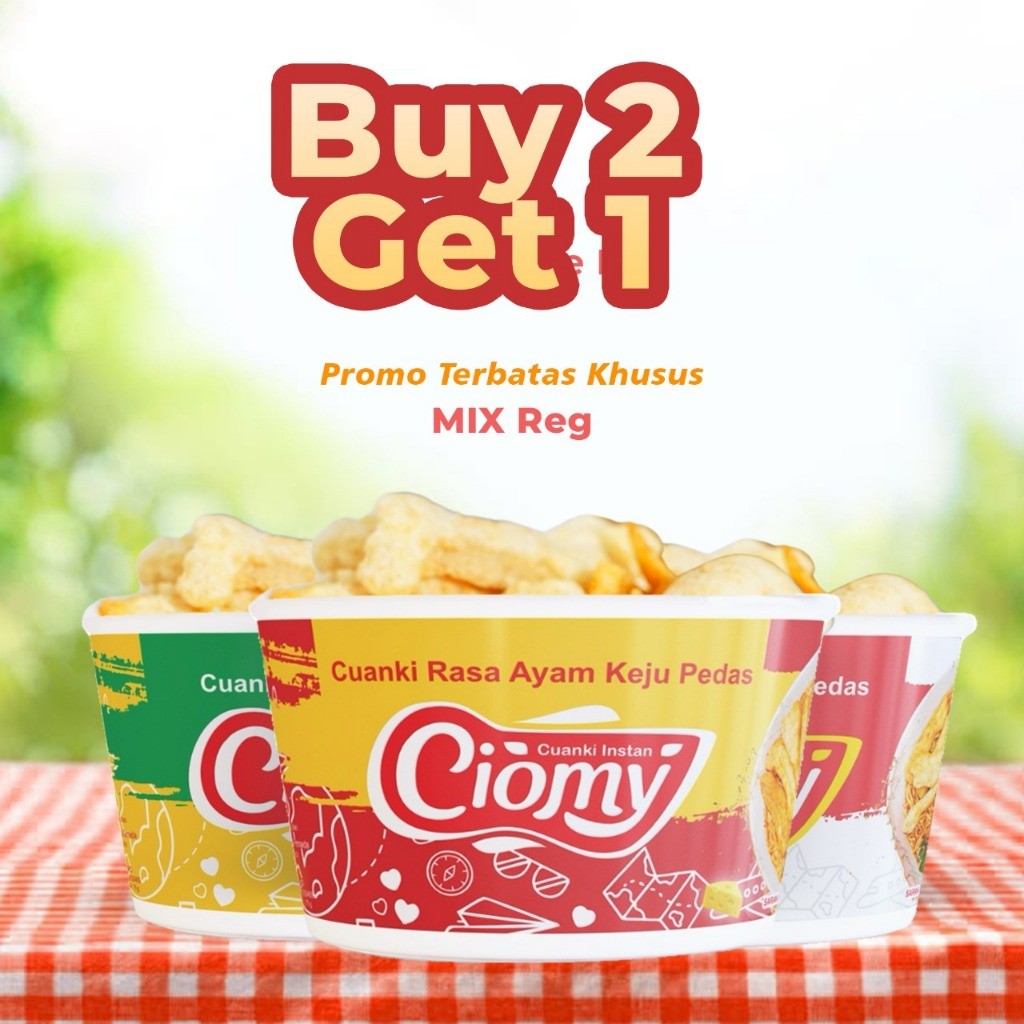 

CIOMY - Paket Bundling 3 All Varian Reguler/ Cuanki Ayam Pedas Kuah Keju/ Cuanki Ayam Pedas Reguler/ Cuanki Kuah Soto higienis_mart