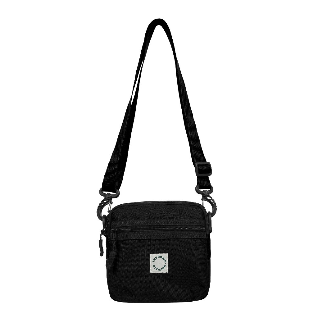 Rown Division Sling Bag || Moderna Black Tas Selempang
