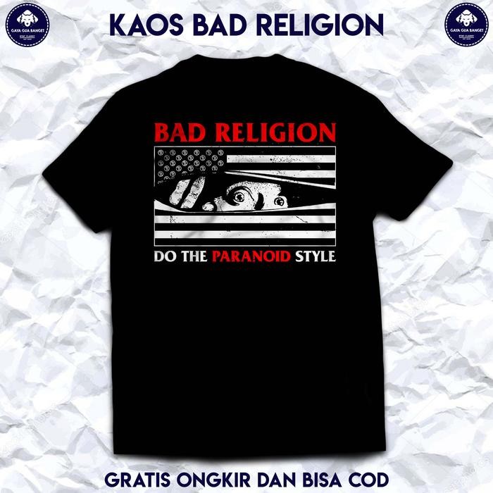 (COD) Kaos Band Bad Religion Original. Kaos Musik Band Bad Religion. - BAD RELIGION, S