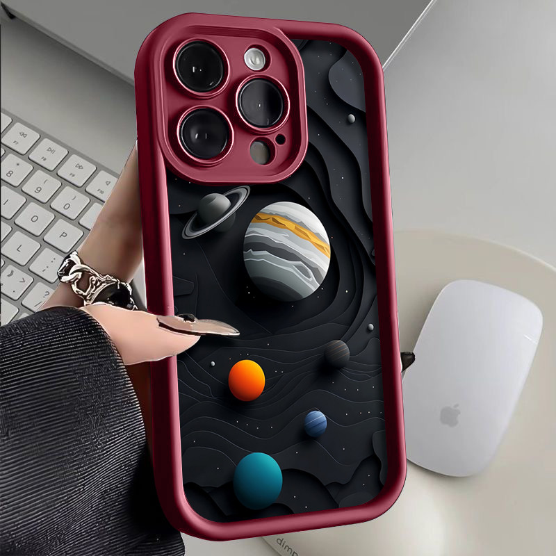 Planet luar angkasa untuk case vivo y29 y91 y91c y02 y03 y03t y12 y12s y15 y15s y16 y17 y17s y18 y19