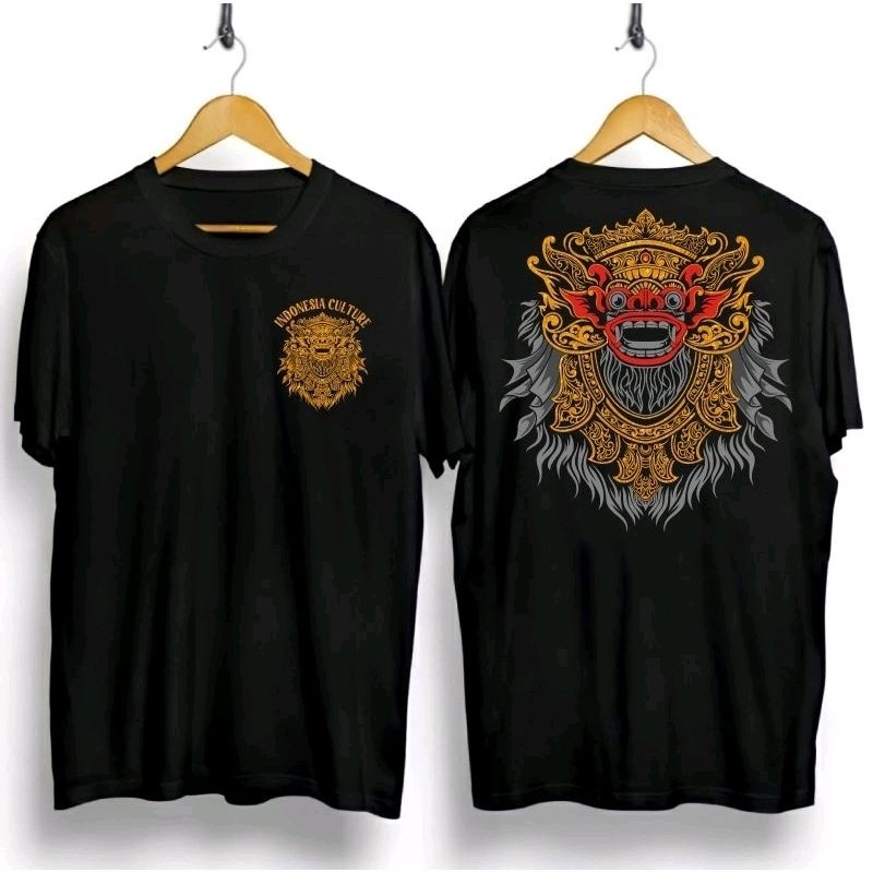 KMV / KAOS BARONG BALI CULTURE / BAJU KAOS PREMIUM TERBARU TERMURAH / KAOS WAYANG / KAOS JAWA / KAOS