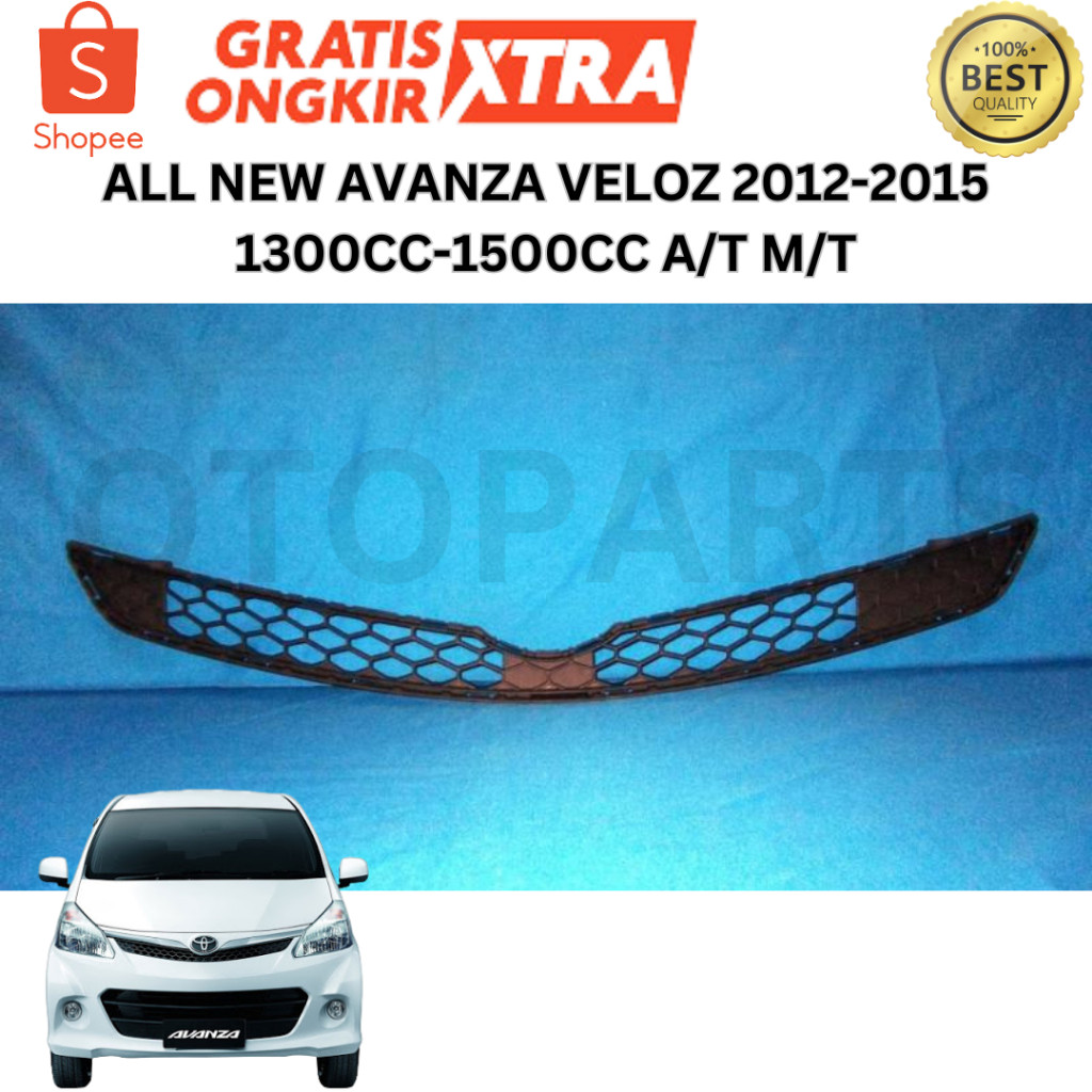 DRIVEONE GRILL GRILLE RAM DEPAN ALL NEW AVANZA VELOZ 2012 2013 2014 2015 BARU OEM IMPORT