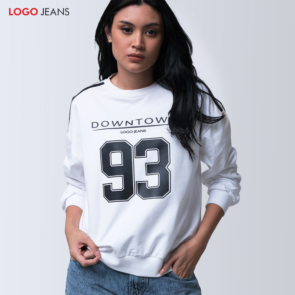 Logo Jeans - Sweater Wanita Gavesha 34449L1OW