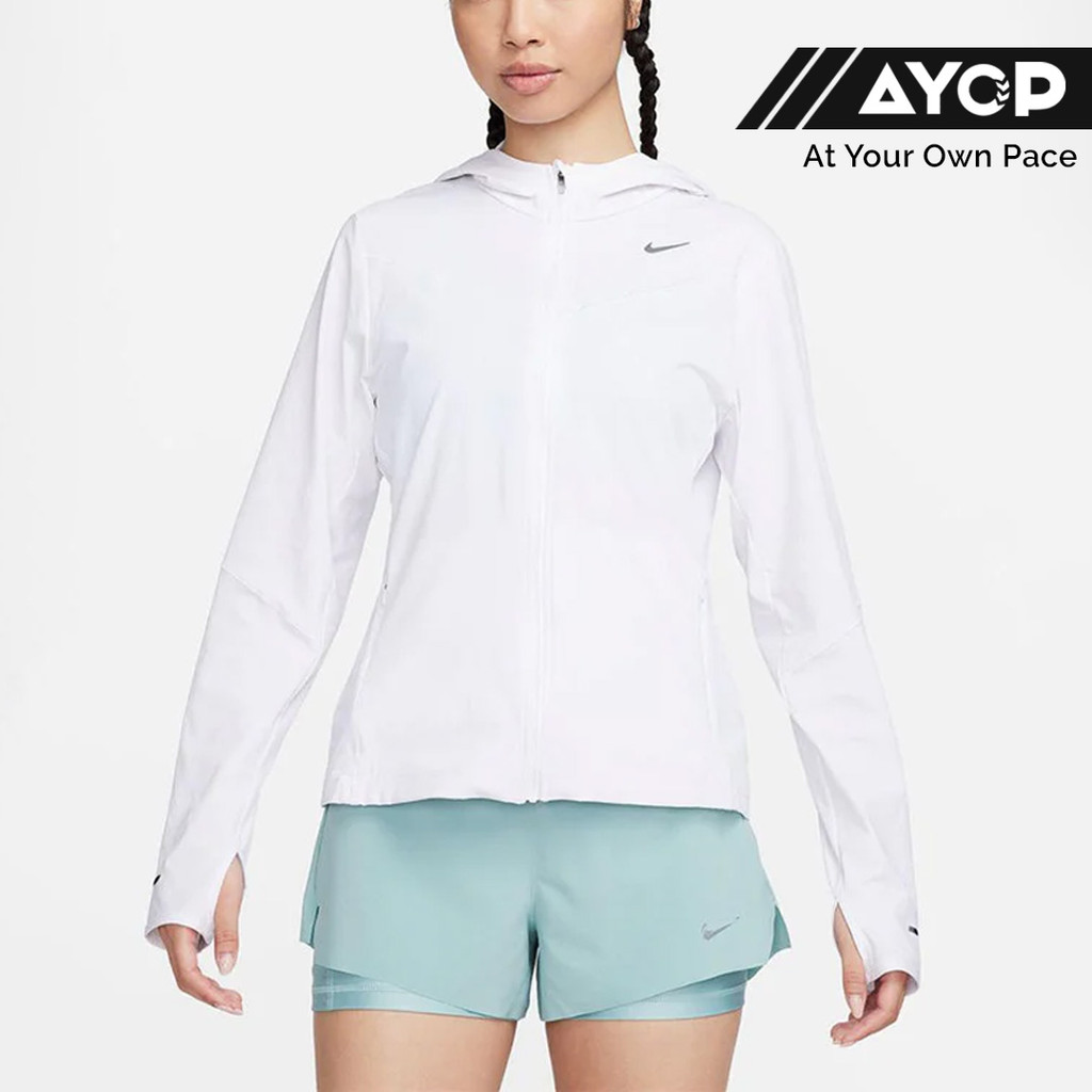Nike Swift UV Women's Running Jacket - White
