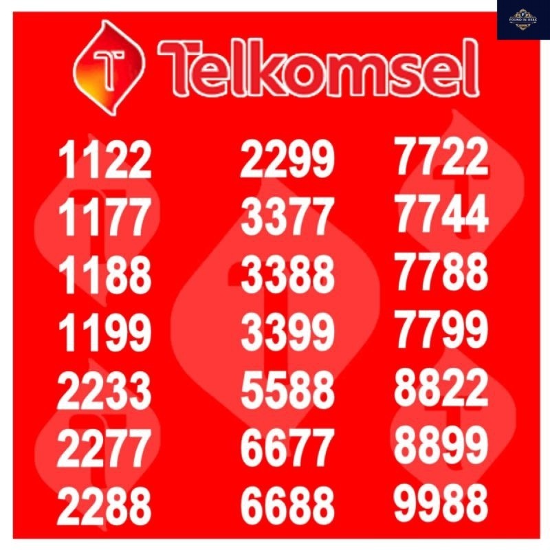 nomor cantik aabb 1122 1177 1188 1199 2233 2244 2288 2299 3377 3388 5588 6677 6688 6699 7788 8899 no