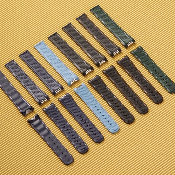 Logo Fit For Omega Seamaster Aqua Terra 150 AT150 Original FKM Rubber Wat Strap With Stainless Steel