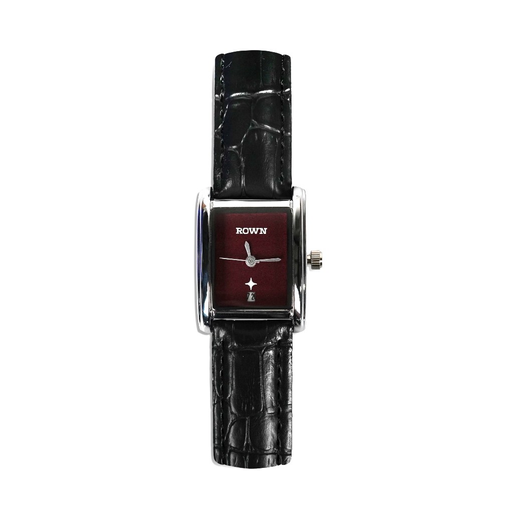 Rown Division Stockroom Analog Watches - Rowndvsn Jam Analog Luminique Burgundy