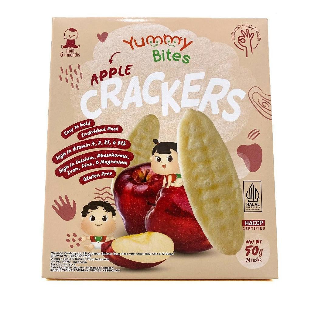 YUMMY BITES-YUMMY BITES FLAVOUR APPLE 50GR