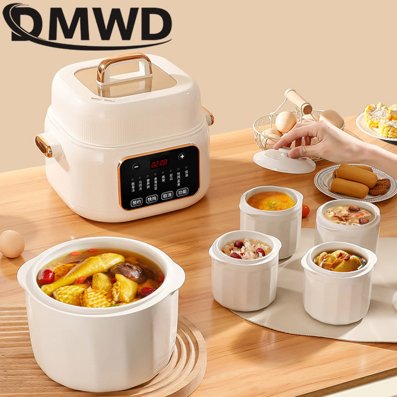 Electric Stew Pot Fully Automatic Waterproof Stew Ceramic Waterproof Stew Bird's nest Intelligent Re
