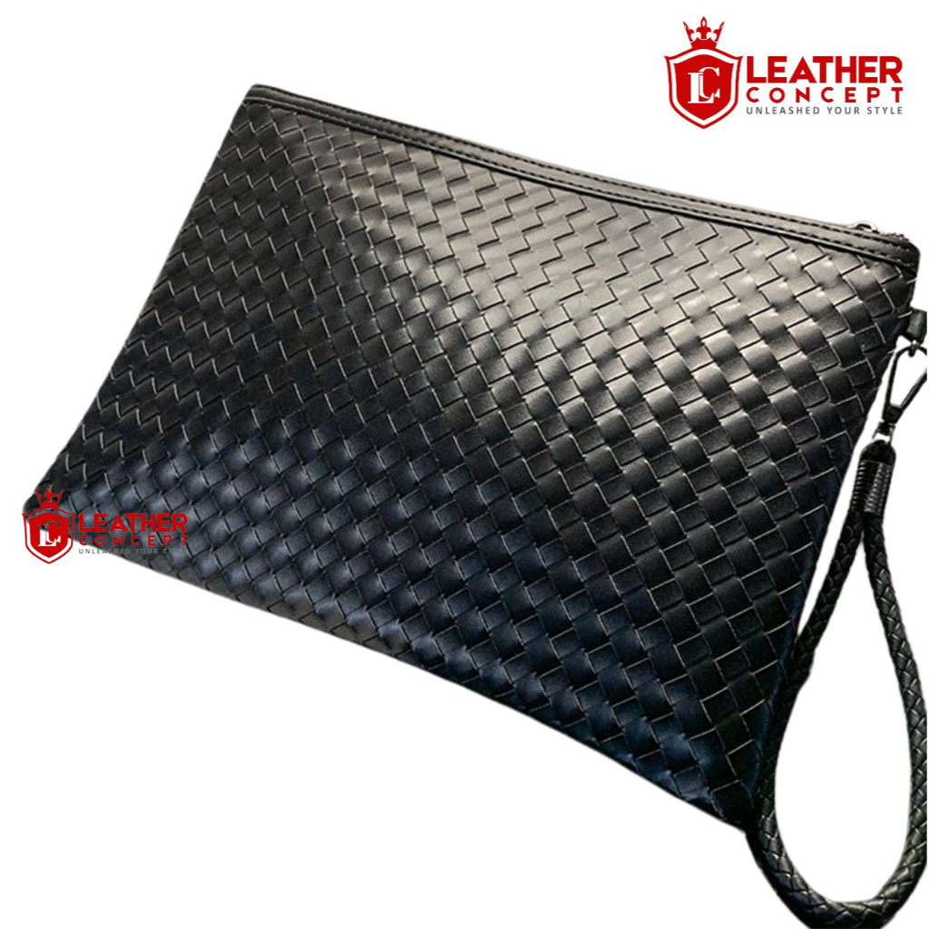 LEATHER CONCEPT Clutch Pria ETONWEAG (Size Kecil)