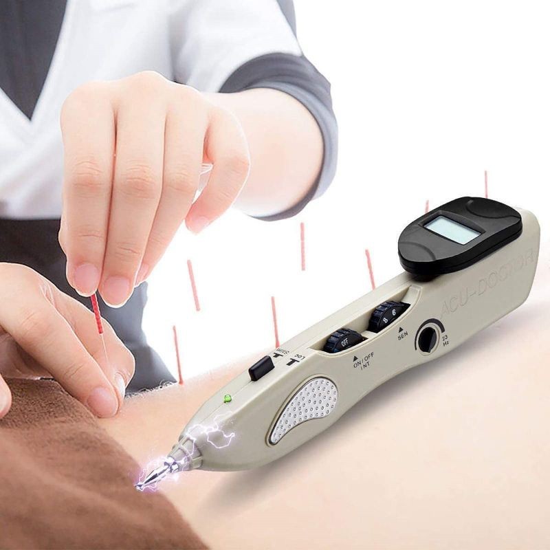 Pen Akupuntur Elektrik Profesional Alat Pijat Refleksi Akupuntur Elektrik Terapi Point Detector