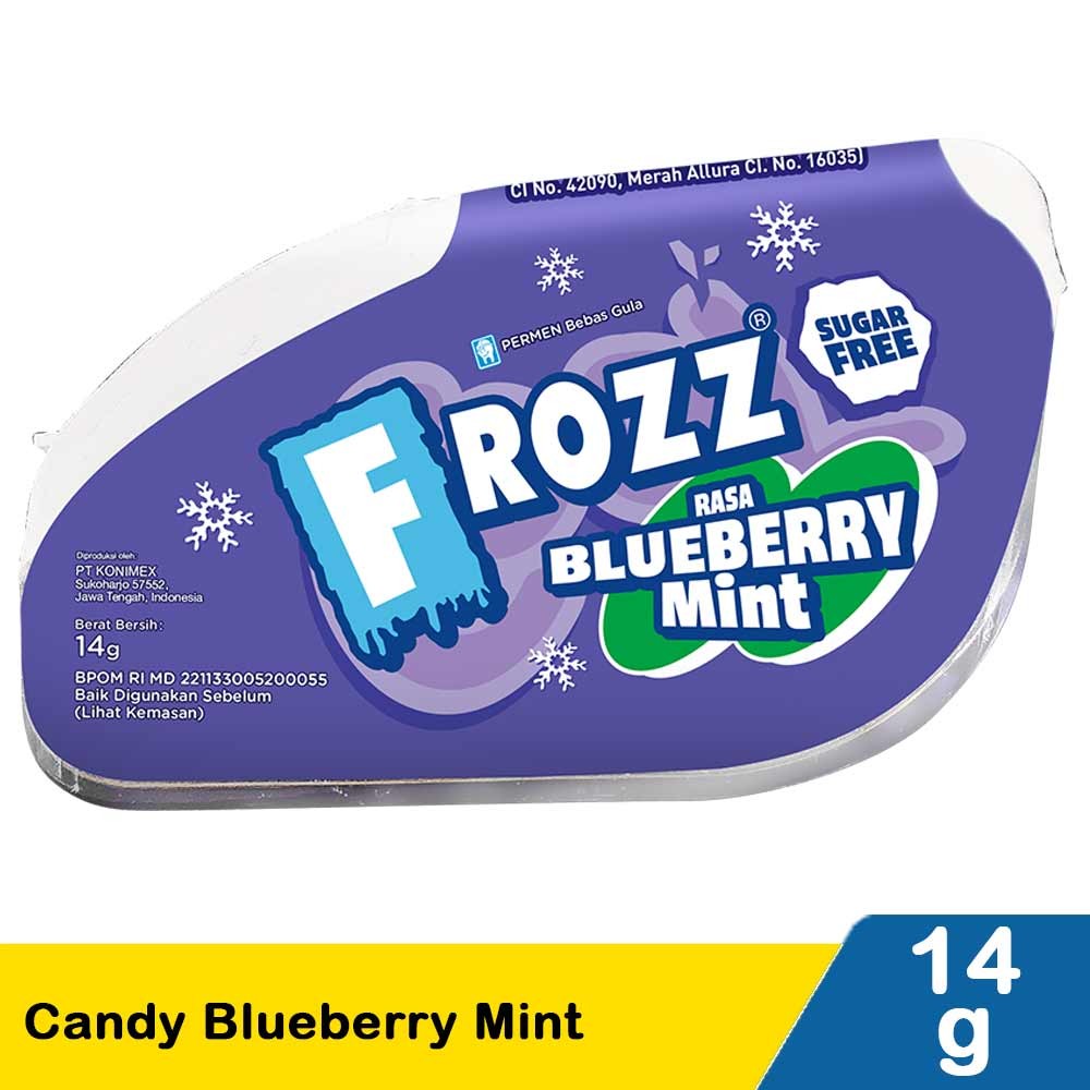 FROZZ CANDY BLUEBERRY MINT 15g