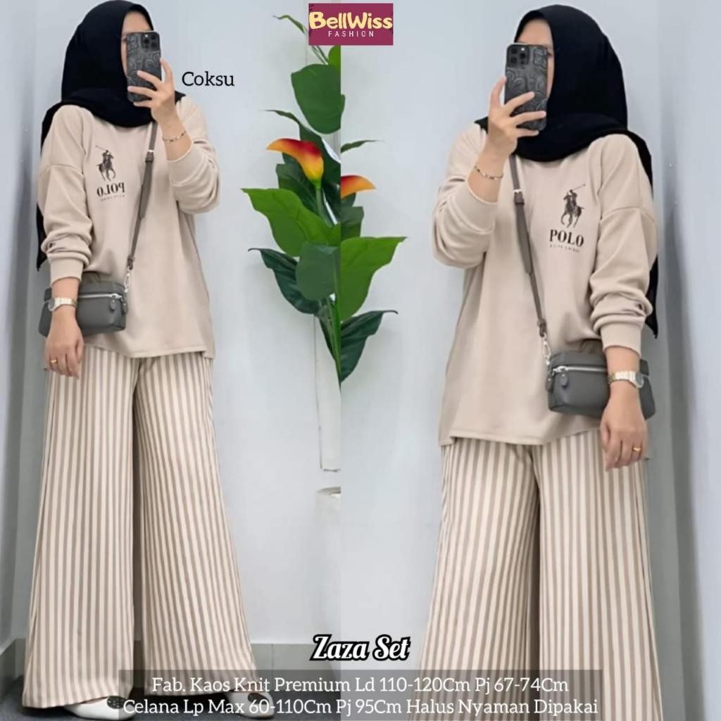 Fashion Wanita HQ ZAZA SET  From BeLLWiSS