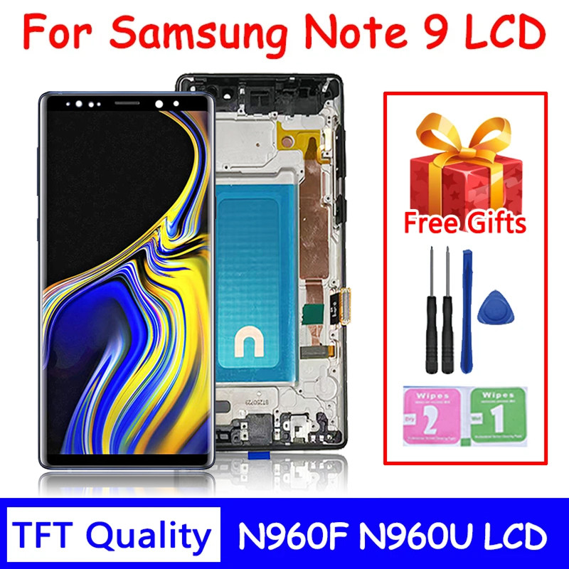 New Note9 LCD For Samsung Note9 LCD splay Tou Screen gitizer Assembly For Samsung Note 9 N960F N960U