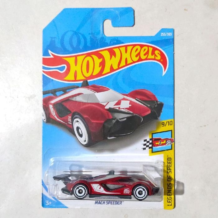 Hotwheels Hot Wheels Mach Speeder merah 2018 Legends of Speed rare