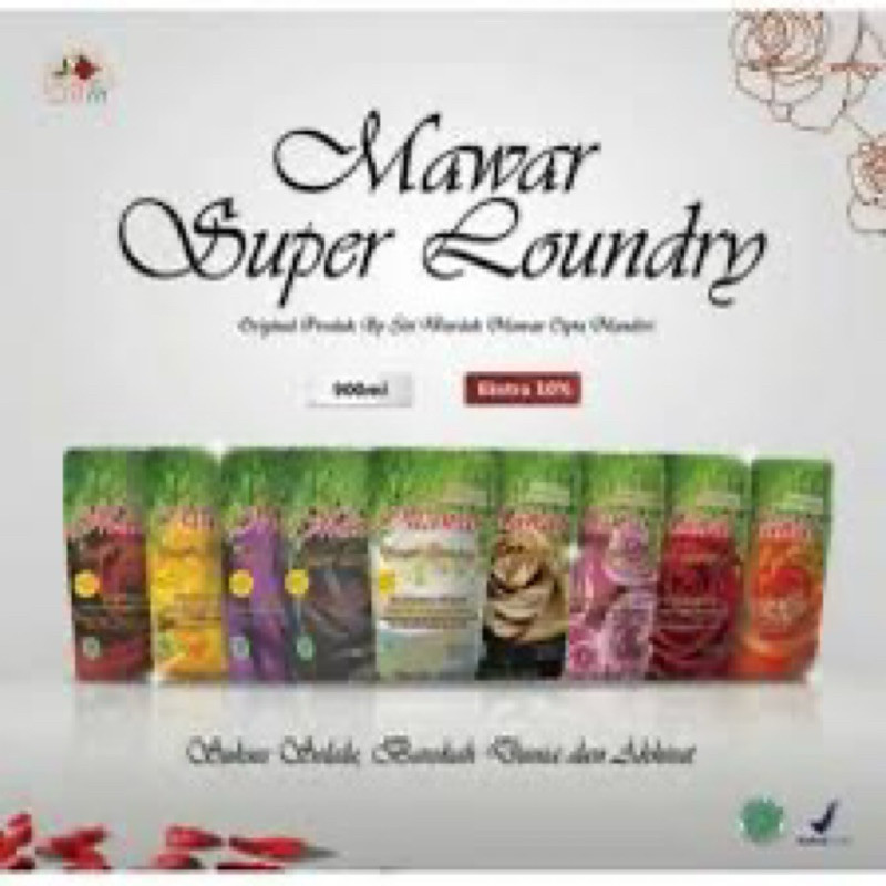 NINJA MEDAN - MAWAR SUPER LAUNDRY - Pewangi dan pengharum pakaian - Original Pelicin Segala Pakaian