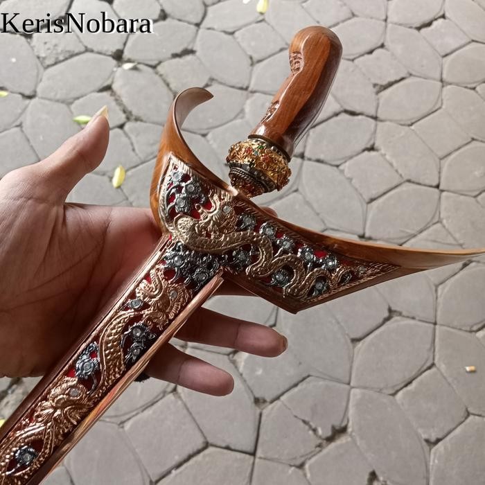 Warangka Keris Ladrang Branggah Jogja Full Block Krawangan Alusan KNB4