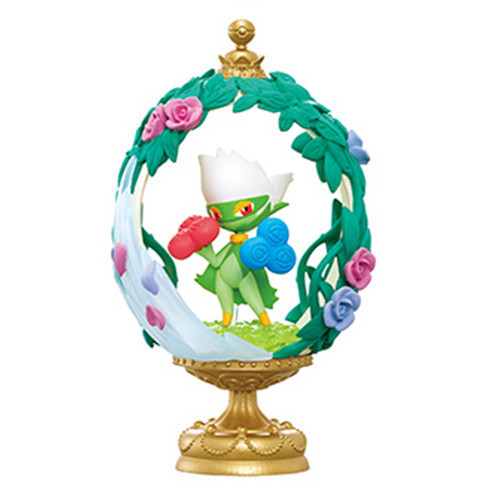 Re-Ment Pokemon Figures Ovaltique Collection Pikachu Gardevoir Dragonite Roserade Mimikyu Mew Pvc Mo