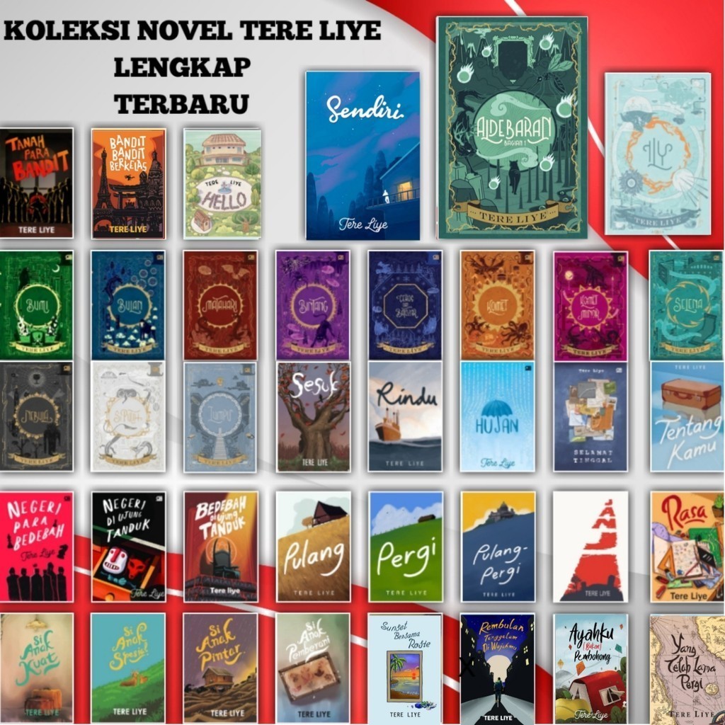 Bebas Pilih Buku Novel Tere Liye Series Paket Bumi ILY Aldebaran Tanah Para Bandit Bandit Berkelas S