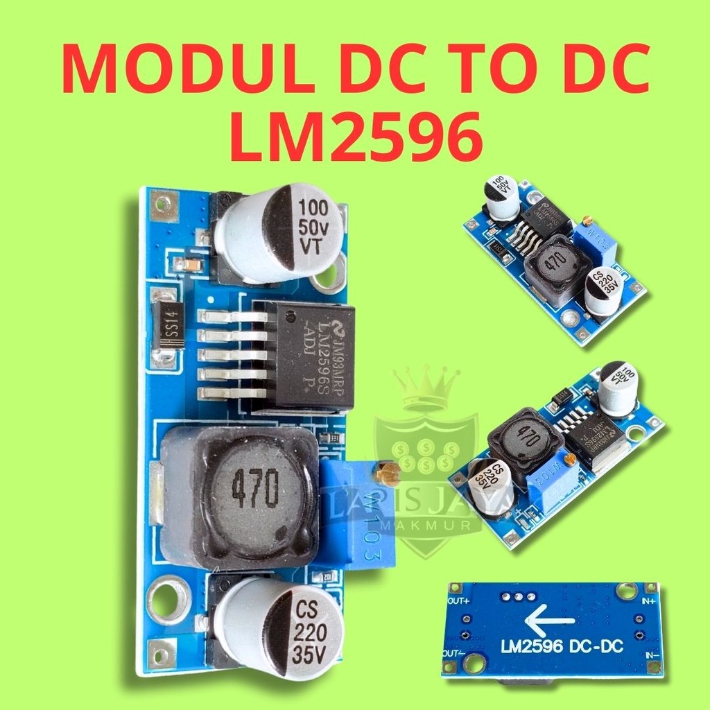 DC to DC Converter LM2596 | Modul Step Down Power Supply
