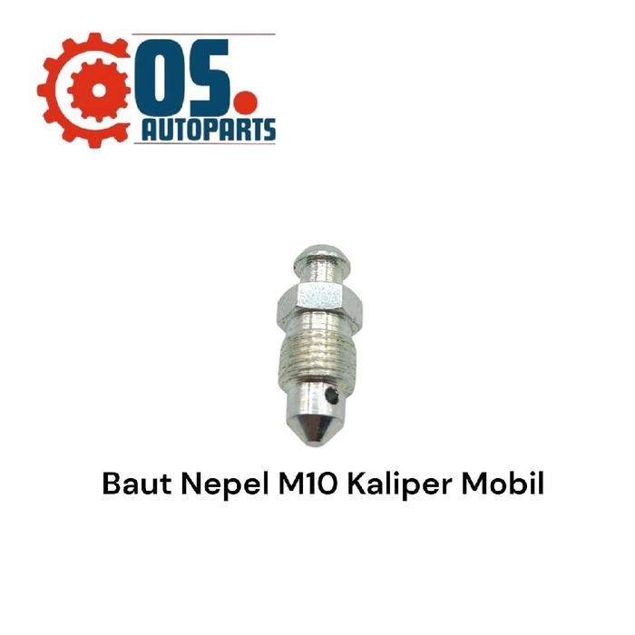 Baut Nepel M10 Kaliper Nepel Pembuangan Angin Kaliper Mobil OS