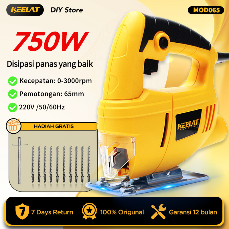 COZYNEST KEELAT Mesin Gergaji kayu Jig Saw Machine Orion pemotong kayu triplek jig saw