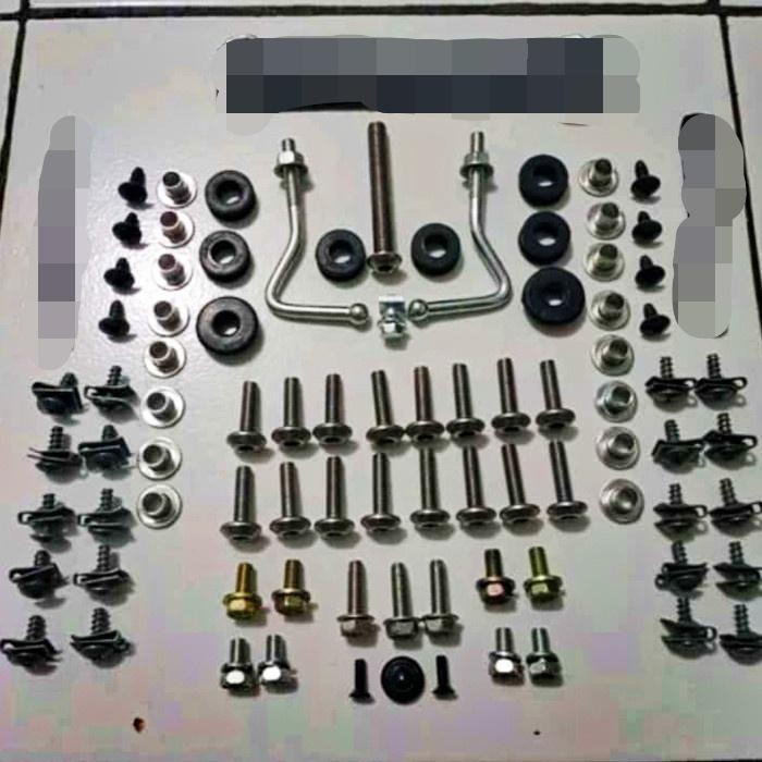 baut body full set satria 2tak hiu lumba